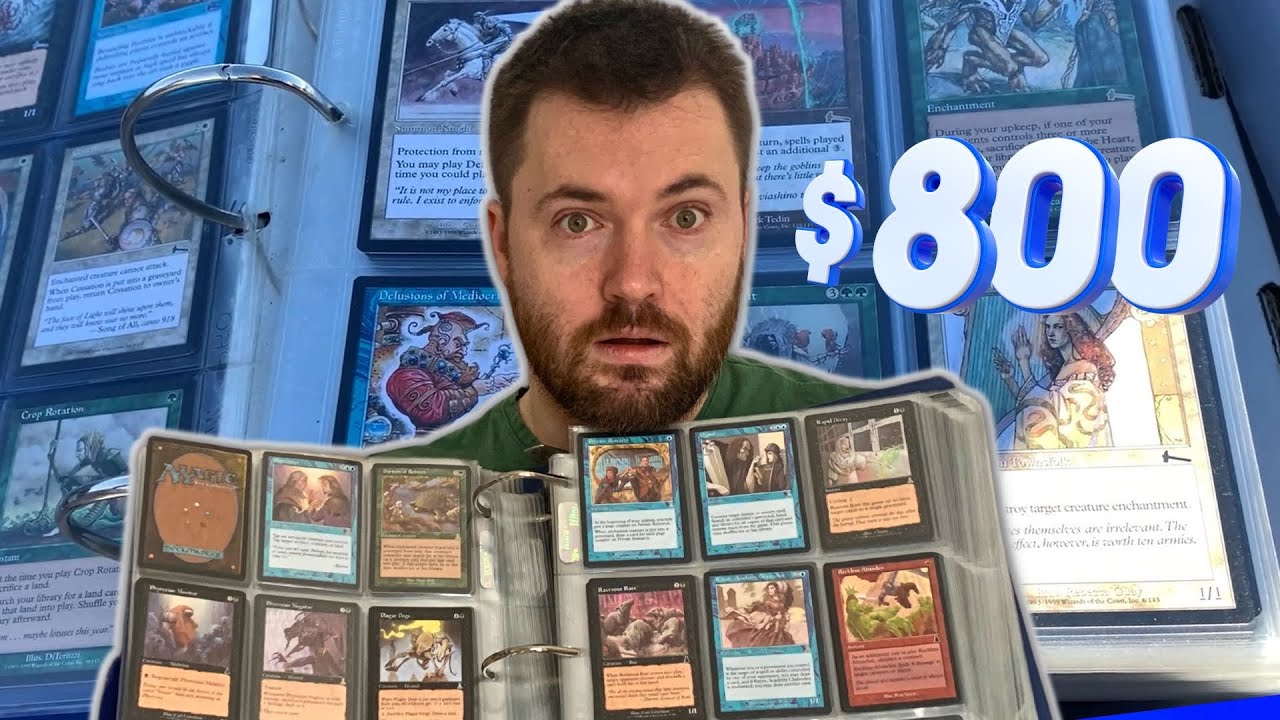 Я потратил 800 долларов на коллекцию Magic The Gathering. Эта папка была заполнена зарезервирован...