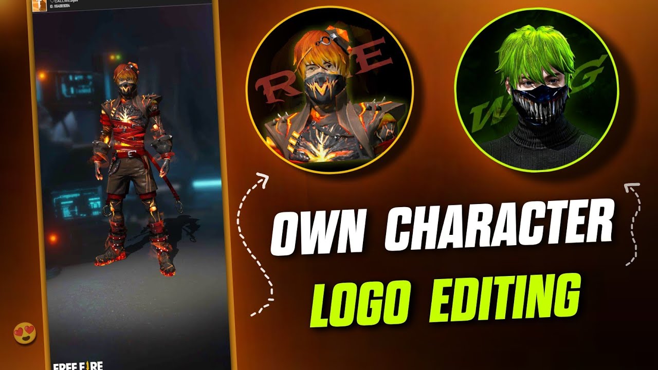 How to make OWN CHARACTER Gaming Logo in PicsArt || How to make Logo like @WRG