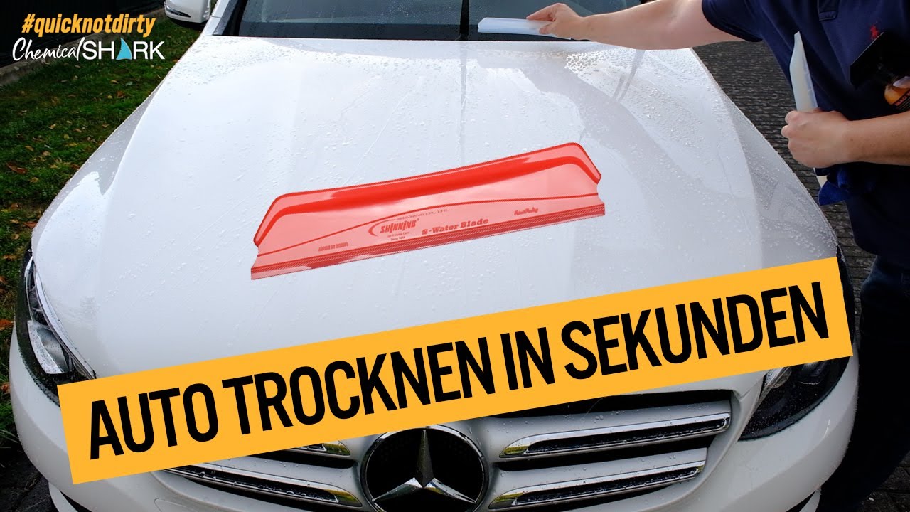 Auto trocknen in Sekunden | Original California Dry Blade & Jelly Blade #quicknotdirty