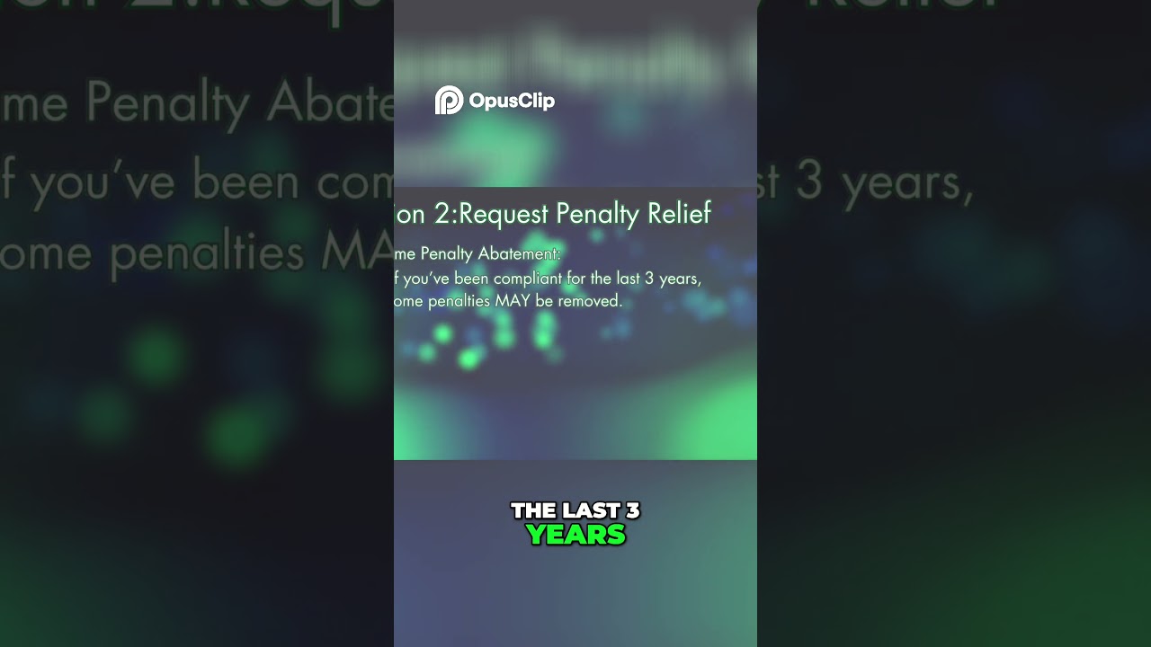 Tax Penalty Relief  Could You Actually Get It For the First Time