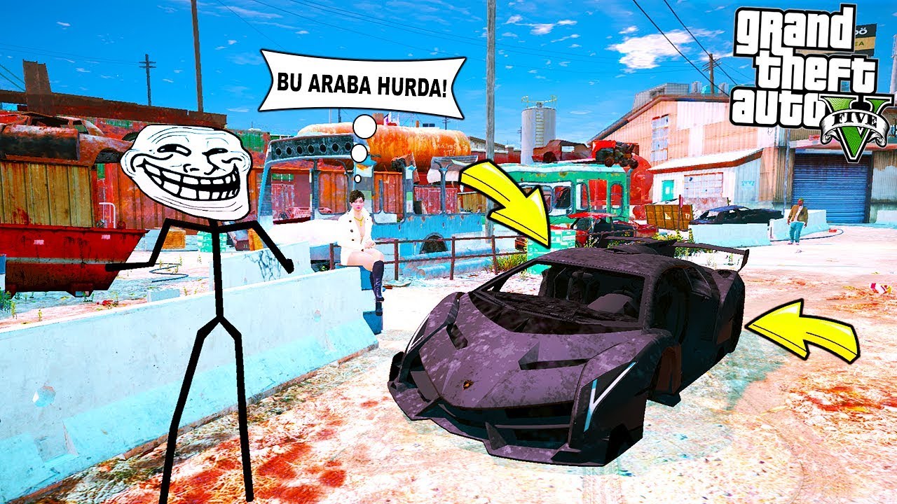 HURDALIKTAN LAMBORGHINI VENENO SATIN ALIYORUZ VE TAMİR ETTİRİYORUZ! - GTA 5