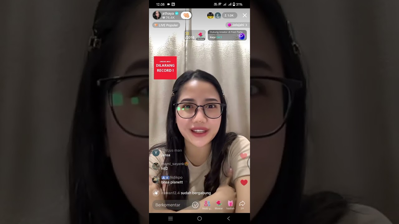 Detik-detik bule minta di giv oleh sama athaya #gungayu #livehariini #sobatngarit #widi #dekyaya