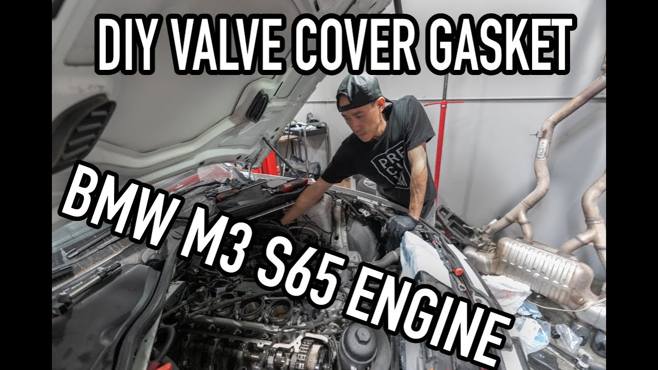 DIY BMW E9X M3 S65 VALVE COVER GASKETS!