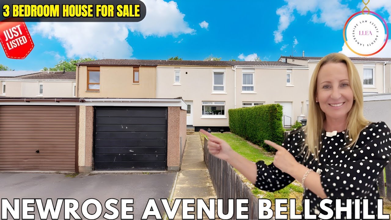 3 Bedroom Terraced House for Sale in Bellshill | Newrose Avenue | Scotland Property for Sale