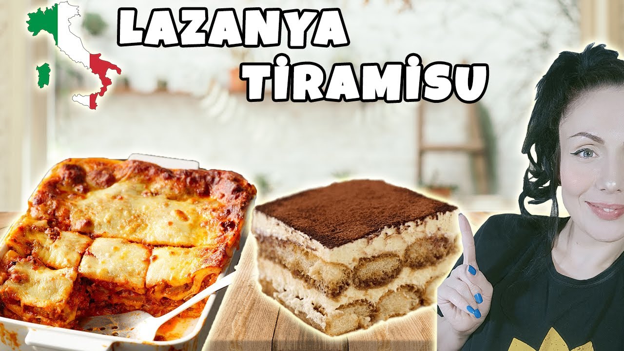 EVDE İTALYAN MENÜSÜ | LAZANYA YAPIMI ve TİRAMİSU TARİFİ (Mascarpone)