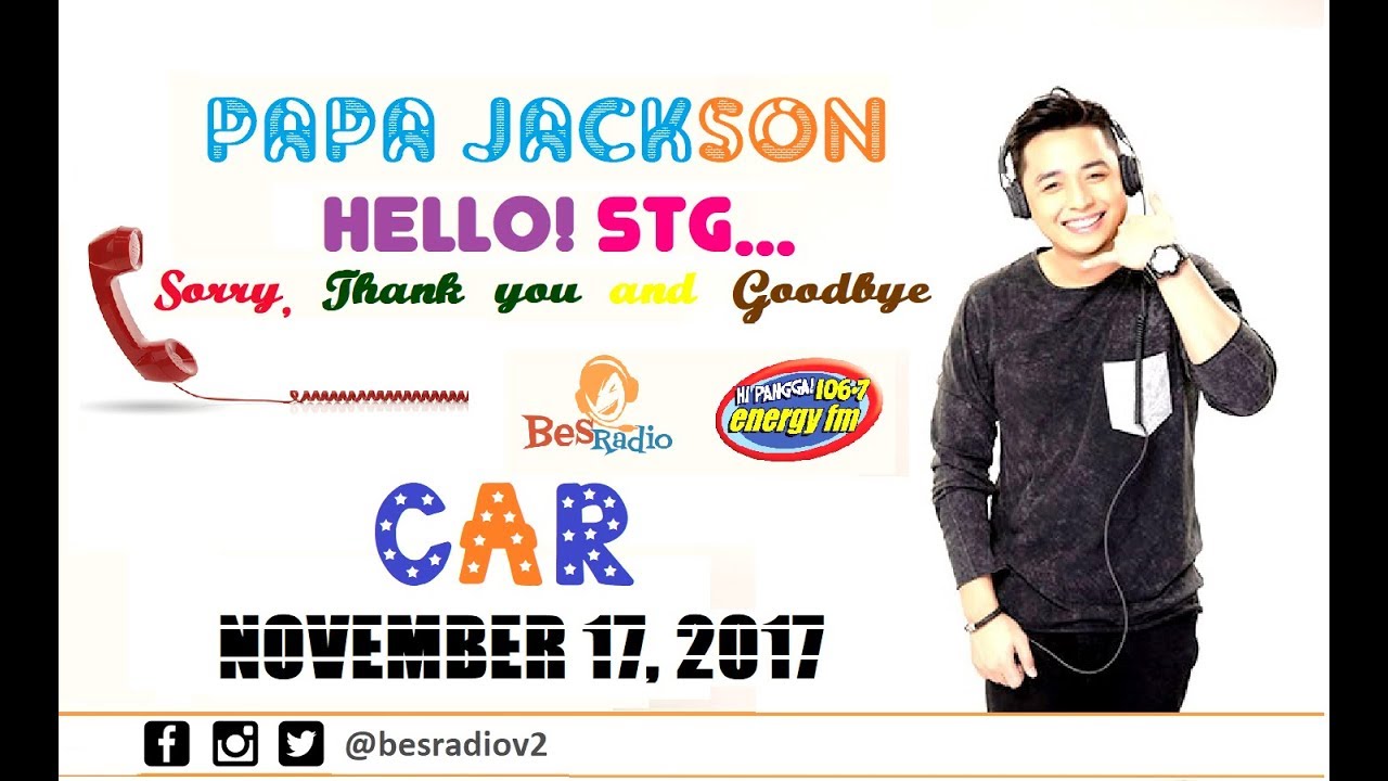 WHEN WERE DESPERATE WE DO SOMETHING STUPID Hello STG with Papa Jackson November 17 2017