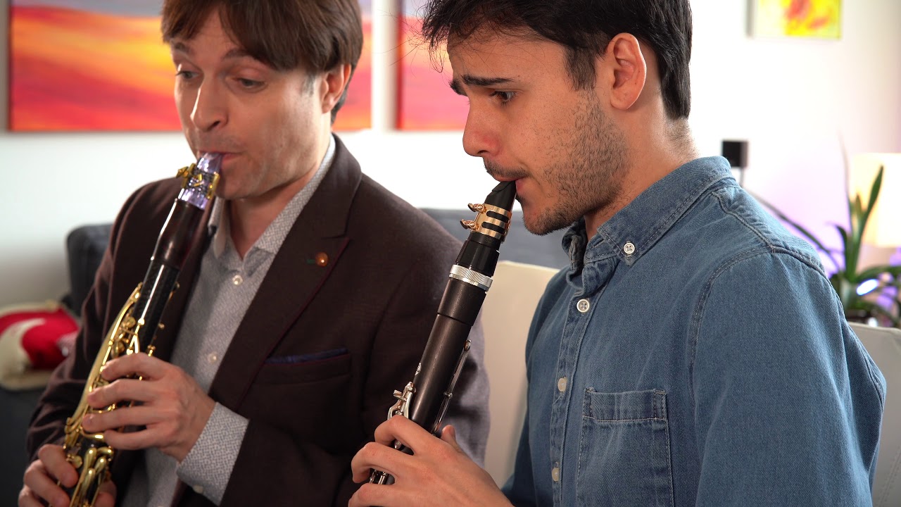 Day 40 at home: Gymnopedie No. 1 by E. Satie. Jose Franch-Ballester & Bernardino Assunçao, clar.
