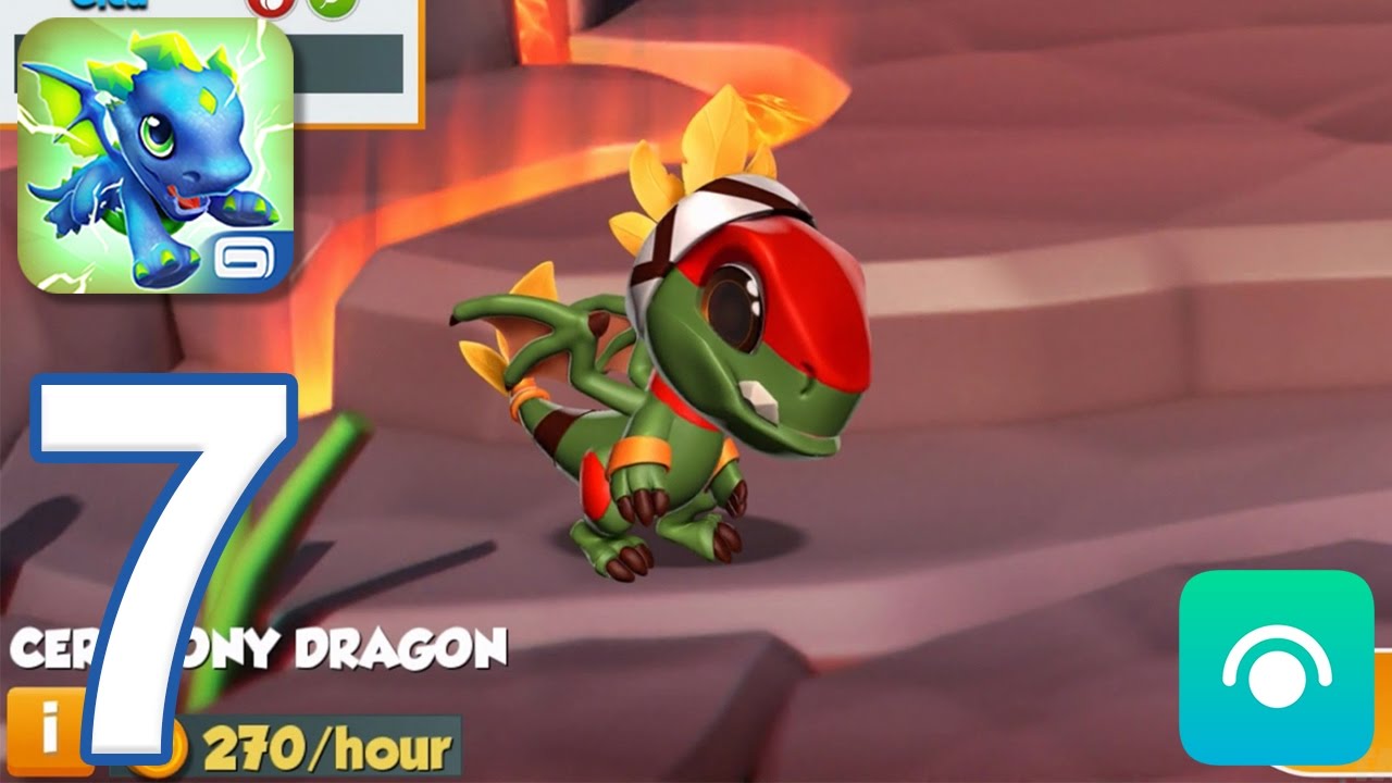 Dragon Mania Legends - Gameplay Walkthrough Part 7 - Level 14, Ceremony Dragon (iOS, Android)