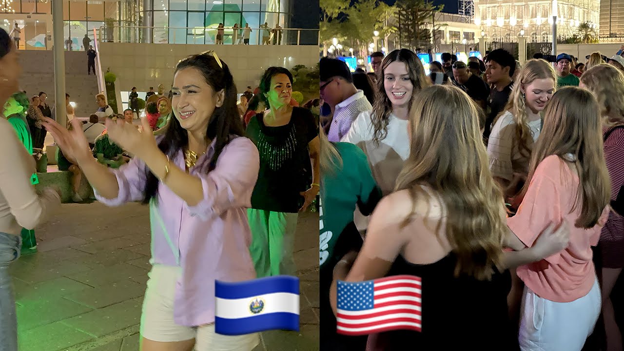 Gringos llegaron a El Salvador TREMENDO SHOW Salvadoreños y turistas unidos disfrutando👏🏻