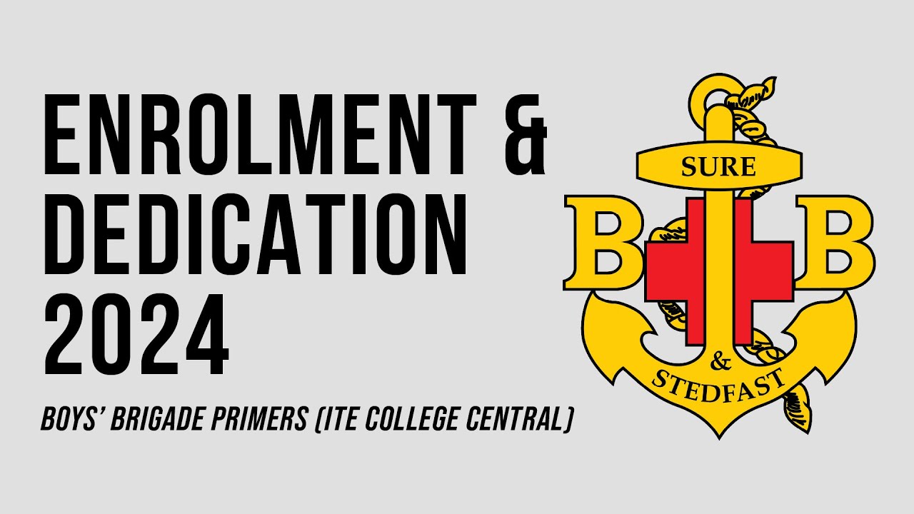Boys' Brigade Primers Enrolment & Dedication Service 2024