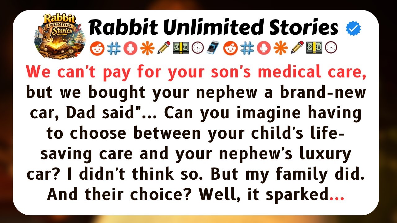 We can't pay for your son's medical care, but we bought your nephew...[Full stories]