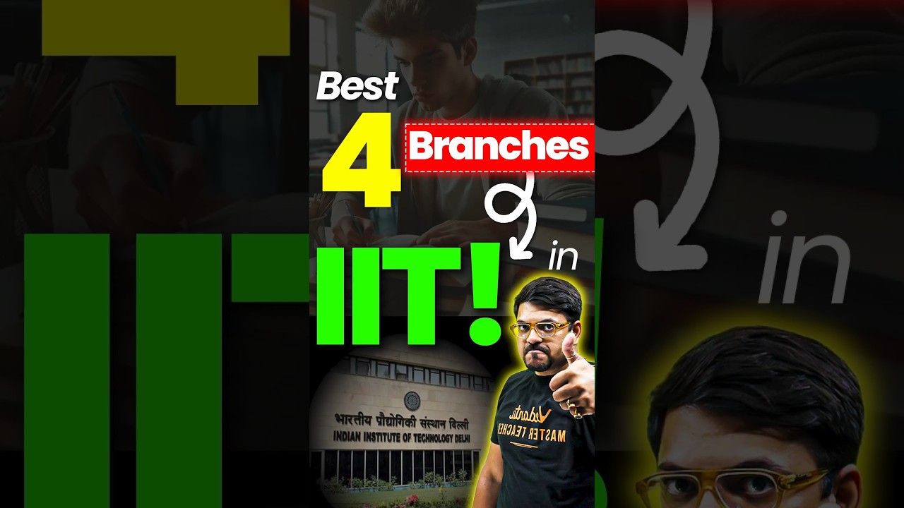 Topper&rsquo;s 4 Favourite Branches in IIT!#jee2025 #jee2026 #jeemains #jeeadvanced #harshsir #iit #iitjee