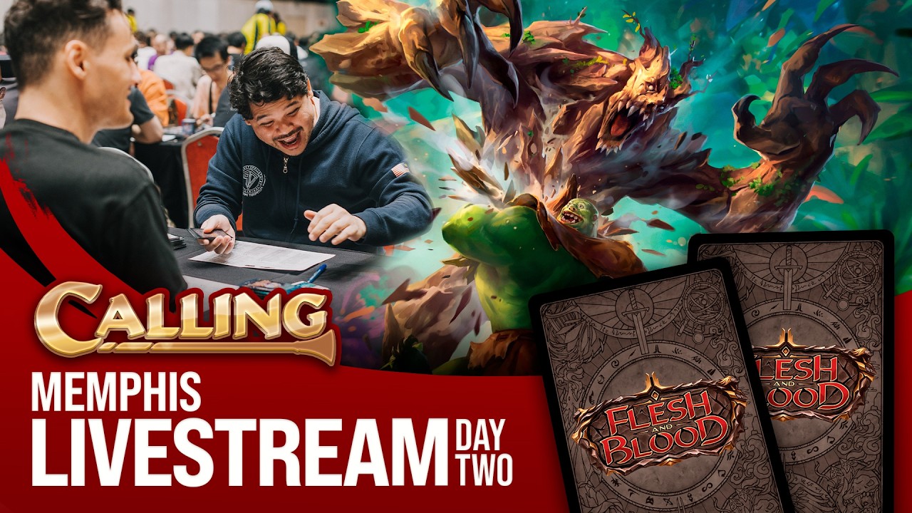 🔴 Day 2 & Top 8 Calling Memphis | Flesh and Blood #fabtcg