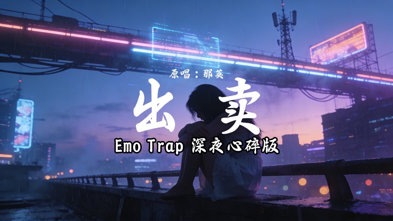 那英 - 出卖 Emo Trap Cover 【你的多情出卖我的爱情赔了我的命】动态歌词