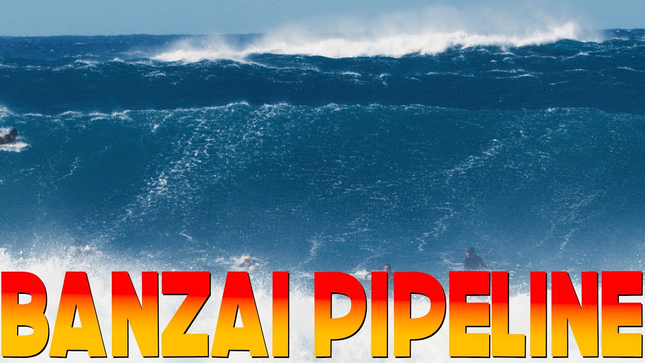 HIGH SURF ADVISORY SENDS DOUBLE OVERHEAD SETS INTO BANZAI PIPELINE