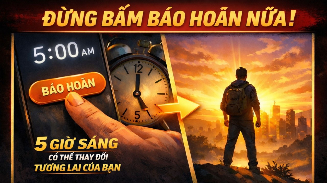 Đừng Bấm Báo Hoãn Nữa | 5 Giờ Sáng Có Thể Thay Đổi Tương Lai Của Bạn