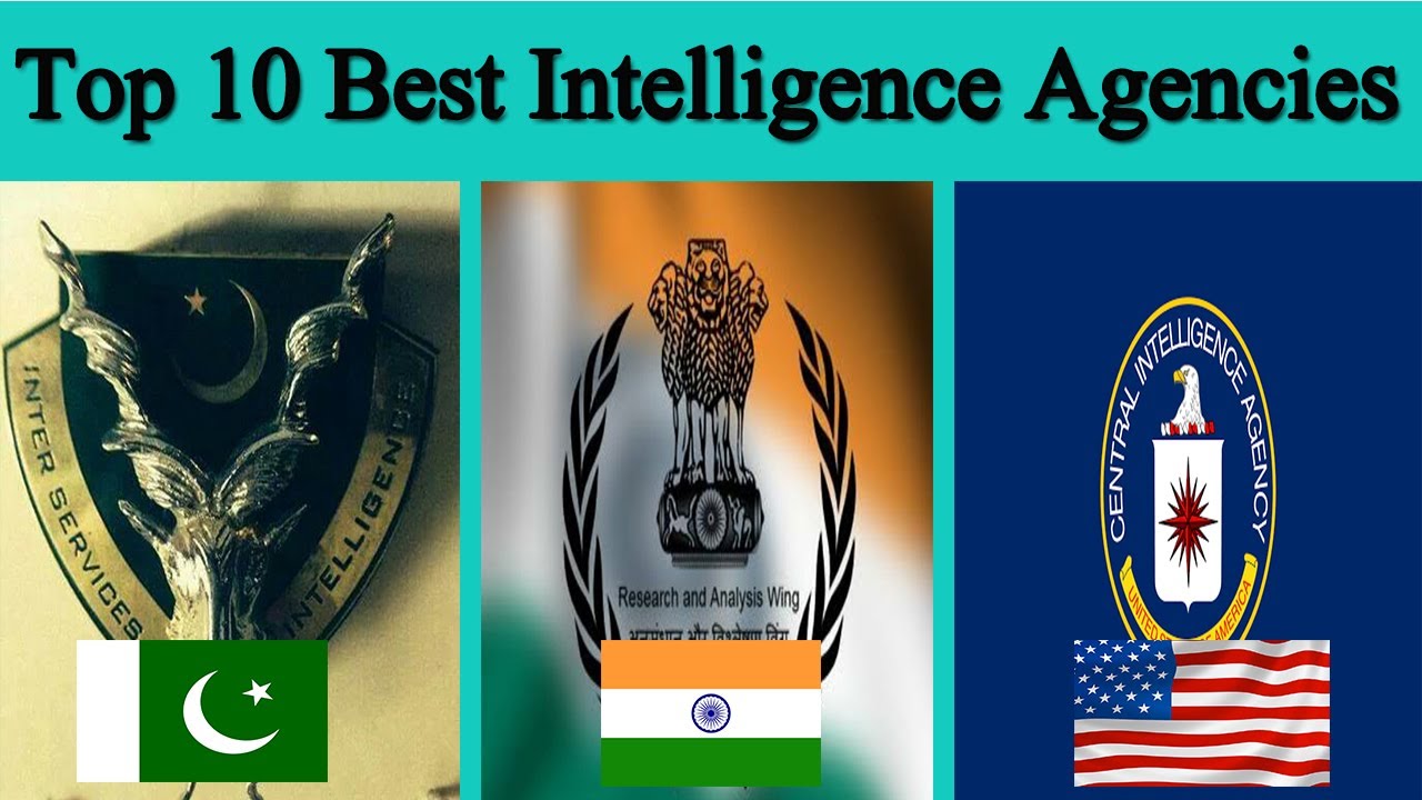 Top 10 intelligence agencies in the world || Best spy agencies || ISI ranking in the world