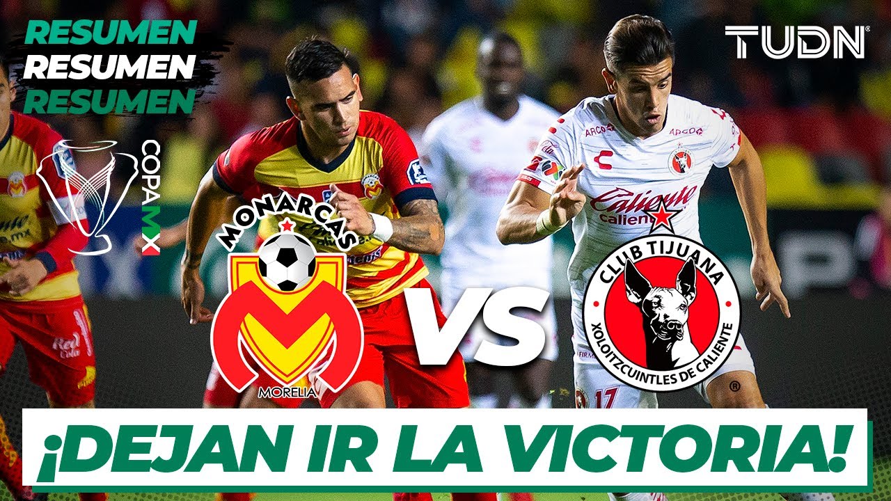 Resumen | Morelia 0 - 0 Tijuana | Copa Mx - Cuartos de Final 2020 | TUDN