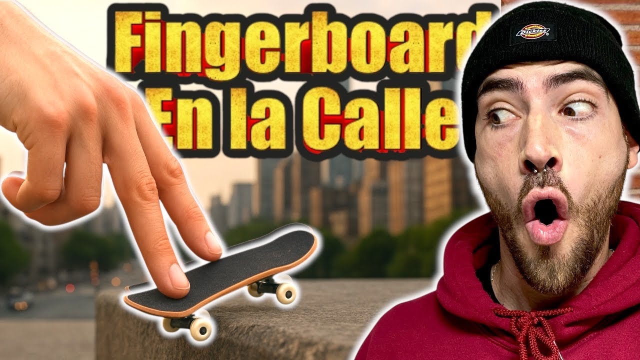 ❌ TRUCOS DE FINGERBOARD POR LA CALLE 3: MADRID ✅