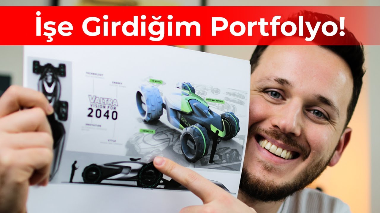 Avrupa'da İşe Girdiğim Portfolyo! Araba Tasarımcısı Eski Portfolyosunu Yorumluyor!