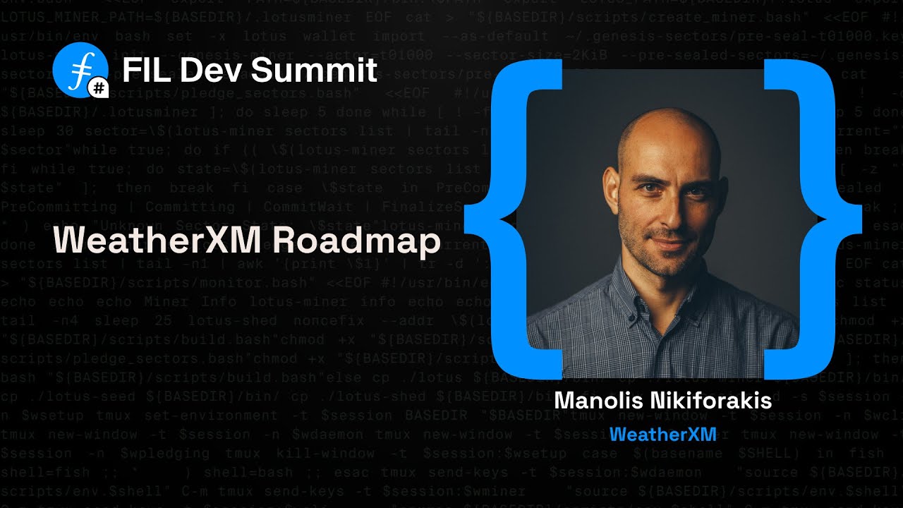 WeatherXM Roadmap - Manolis Nikiforakis