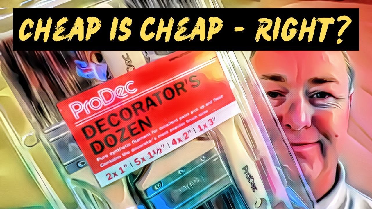 ProDec Decorators Dozen Brushes from TOOLSTATION - Budget Brushes