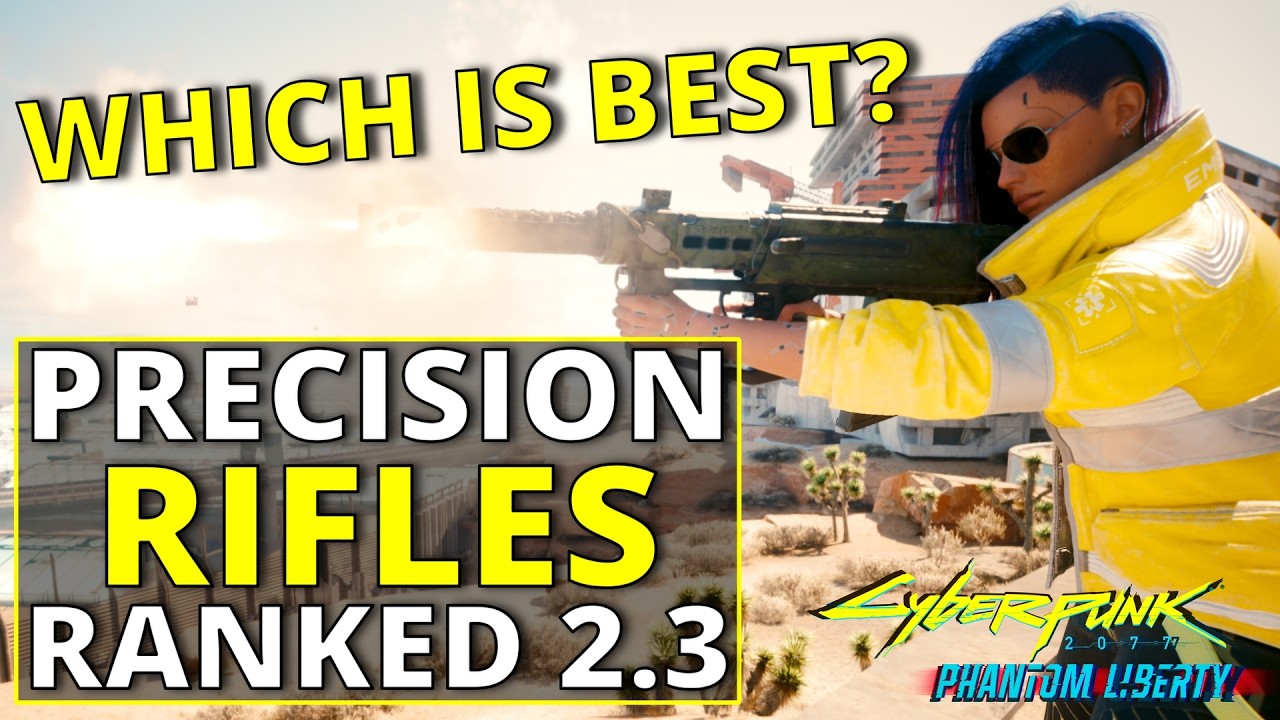 All Precision Rifles Ranked Worst to Best in Cyberpunk 2077 2.3