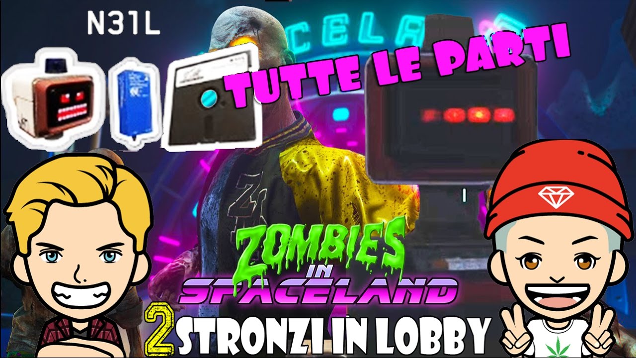 TUTTI I PEZZI DEL ROBOT(N31L )!CALL OF DUTY: INFINITE WARFARE/ZOMBIES IN SPACELAND [TUTORIAL]By 2SL
