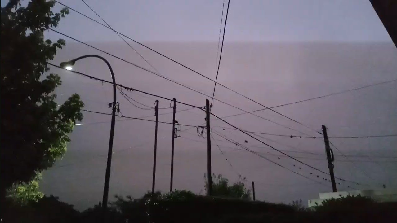 Fuerte tormenta en Valle Hermoso, Punilla, Córdoba, Argentina.#vallehermoso