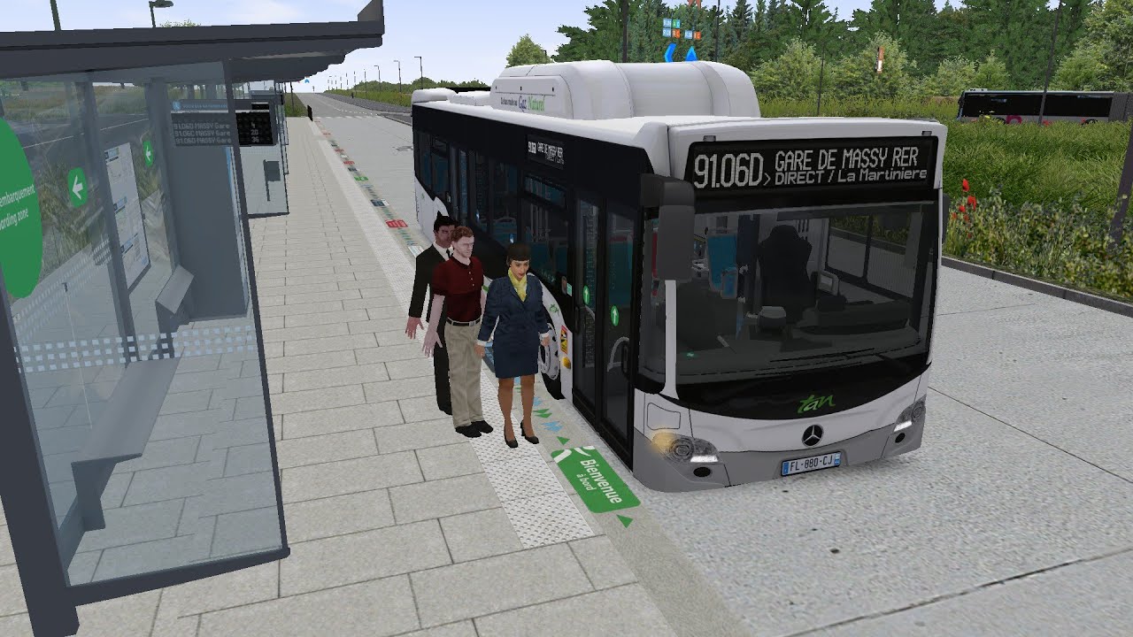 OMSI 2 | Ligne 91.06D | Mercedes-Benz Citaro C2 NGT U TAN | Grand-Paris-Moulon