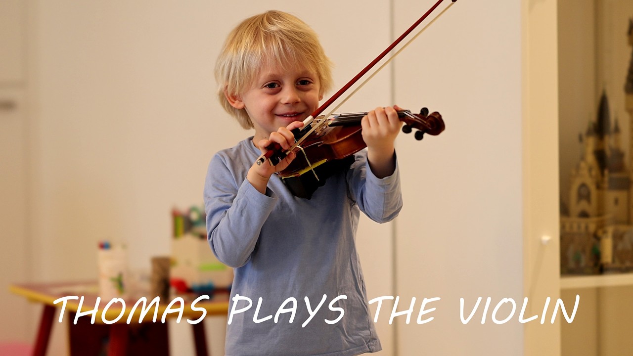 4-Year-Old Thomas Plays Suzuki Violin Book 1