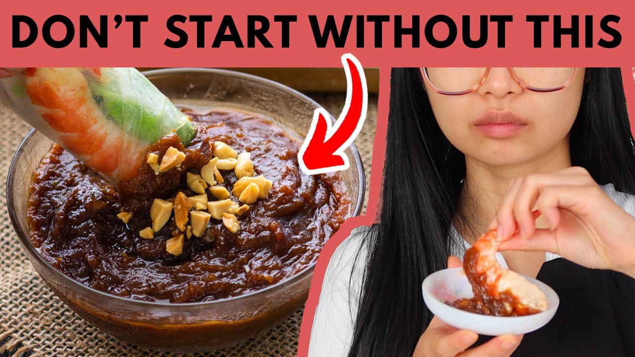 Every Rice Paper Roll NEEDS Mum's Hoisin Peanut Sauce! (Tương Chấm Gỏi Cuốn) 👩