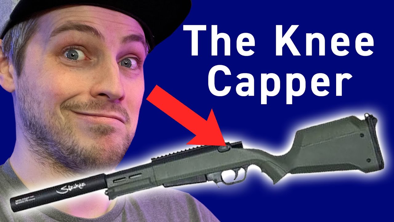 This Airsoft Sniper Rifle Is TINY  -  Ares Amoeba Striker Knee Capper AS02/AS03