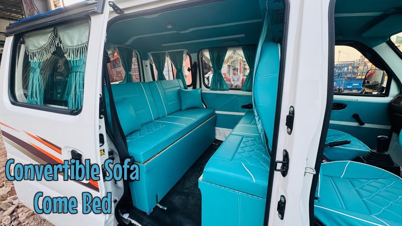 Maruti Eeco Bs6 Model || convertible Sofa Bed modification by Navkar Motors official || M.8140807082