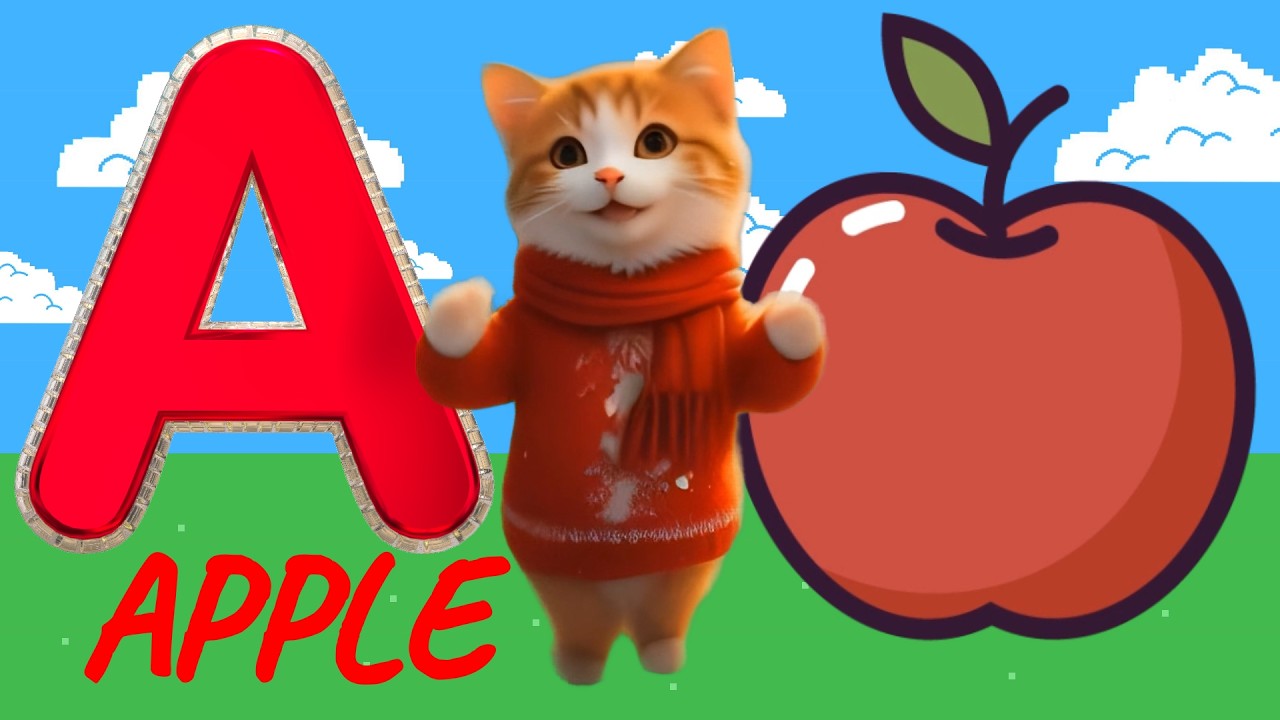 A for apple |alphabet learning | abc for kindergarten