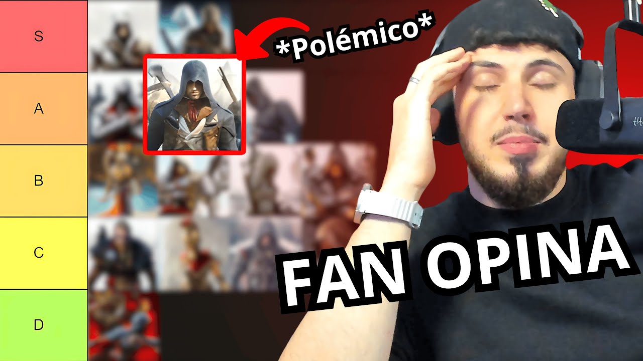 LA TIER LIST DEFINITIVA (y POLÉMICA 🥵) de TODOS los Assassin's Creed