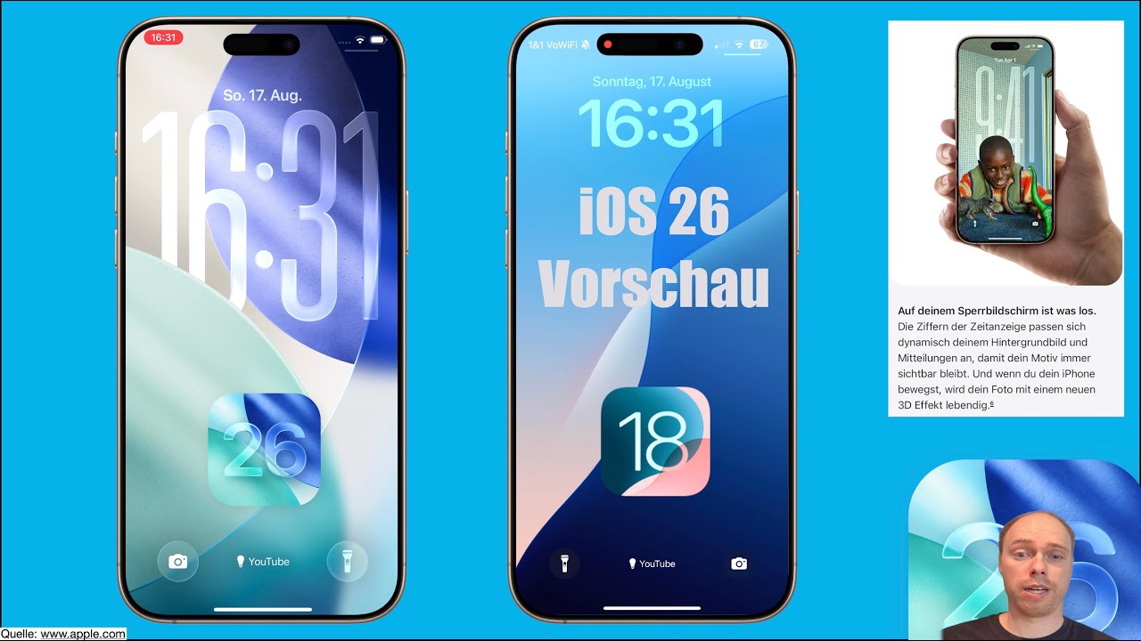 iOS 26 Vorschau #apple #iphone #ios #ios26