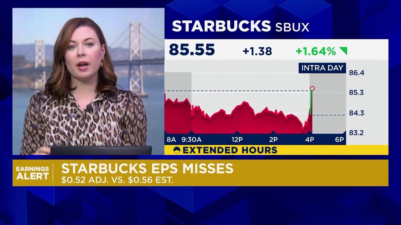 Starbucks reports EPS miss, revenue beat in Q4 earnings
