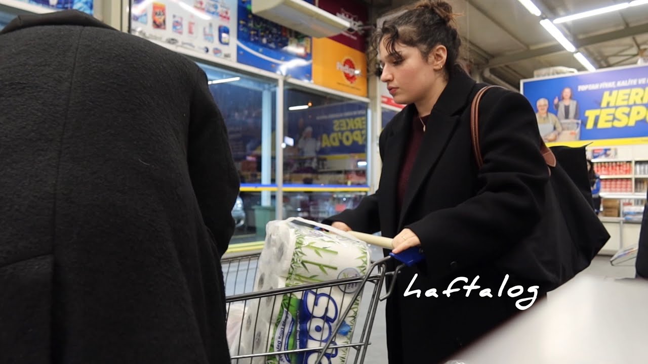 HAFTALOG🎉| market alışverişi, temizlik & zorlu bir hafta🫠