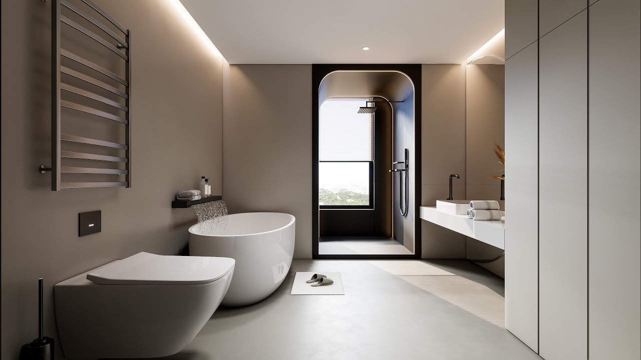 Bathroom 24 enscape render