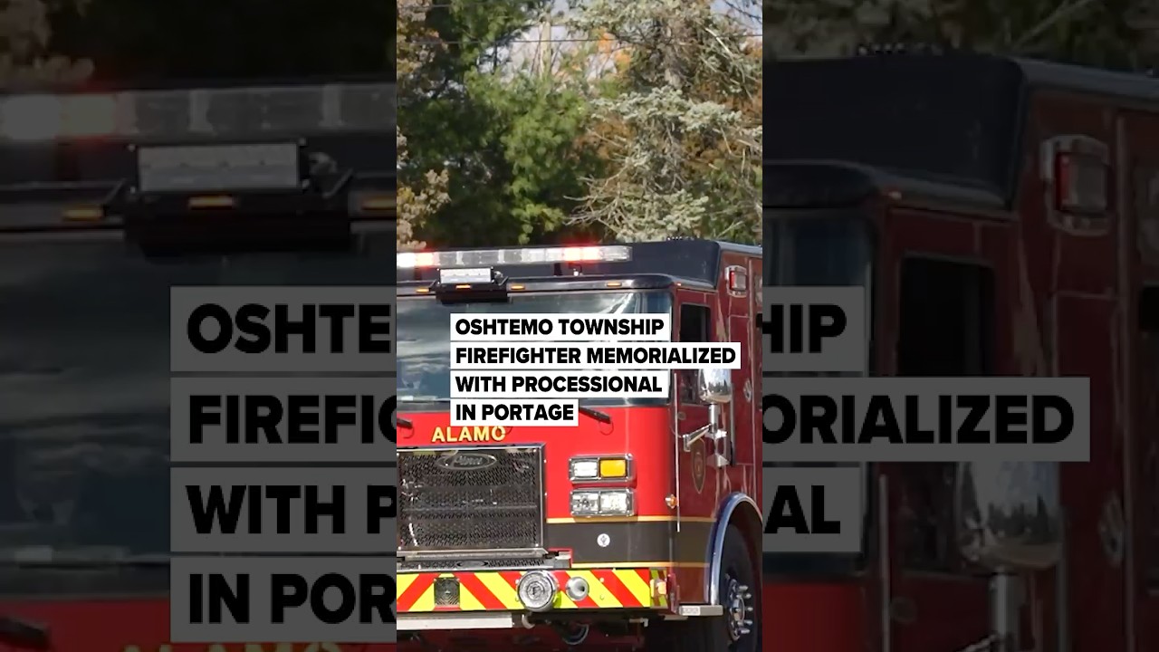 Oshtemo Township firefighter processional