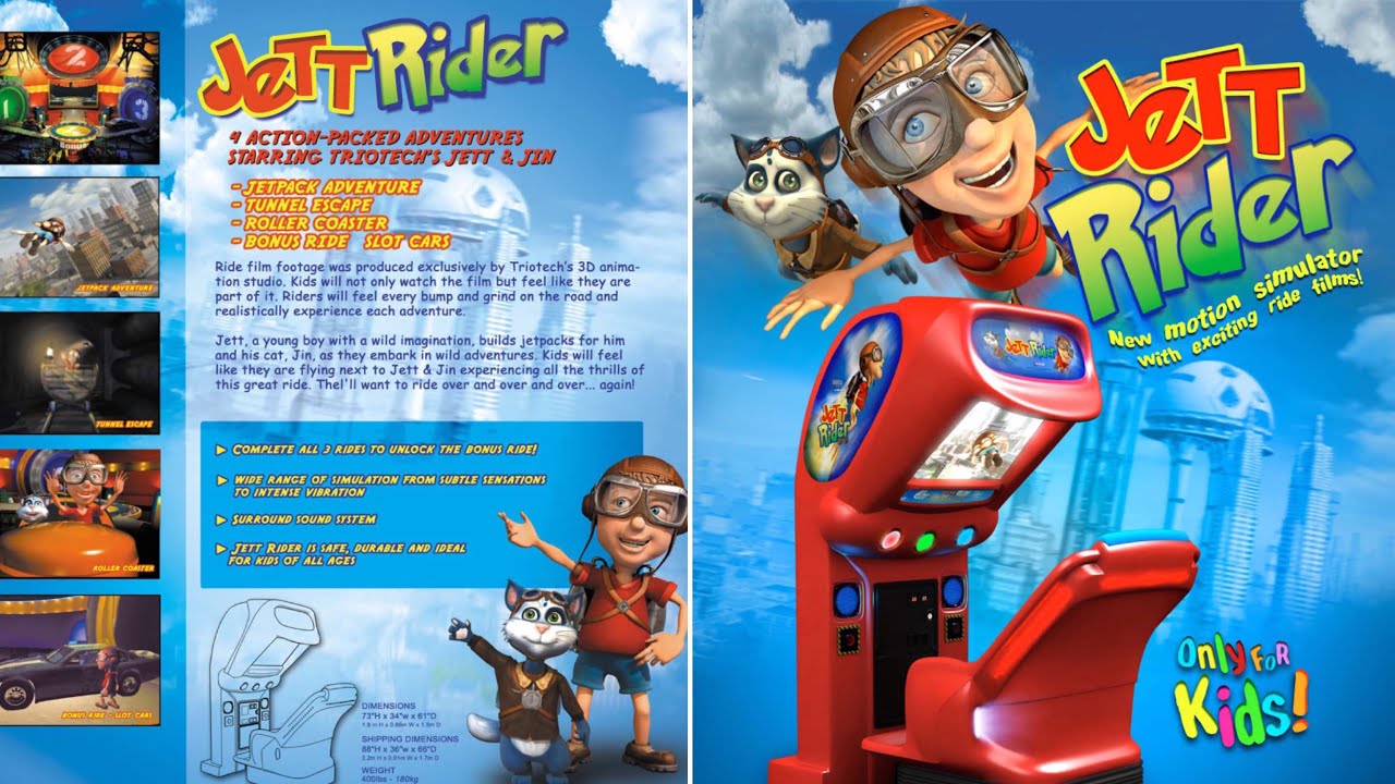 Jett Rider All Rides (Roller Coaster) Arcade
