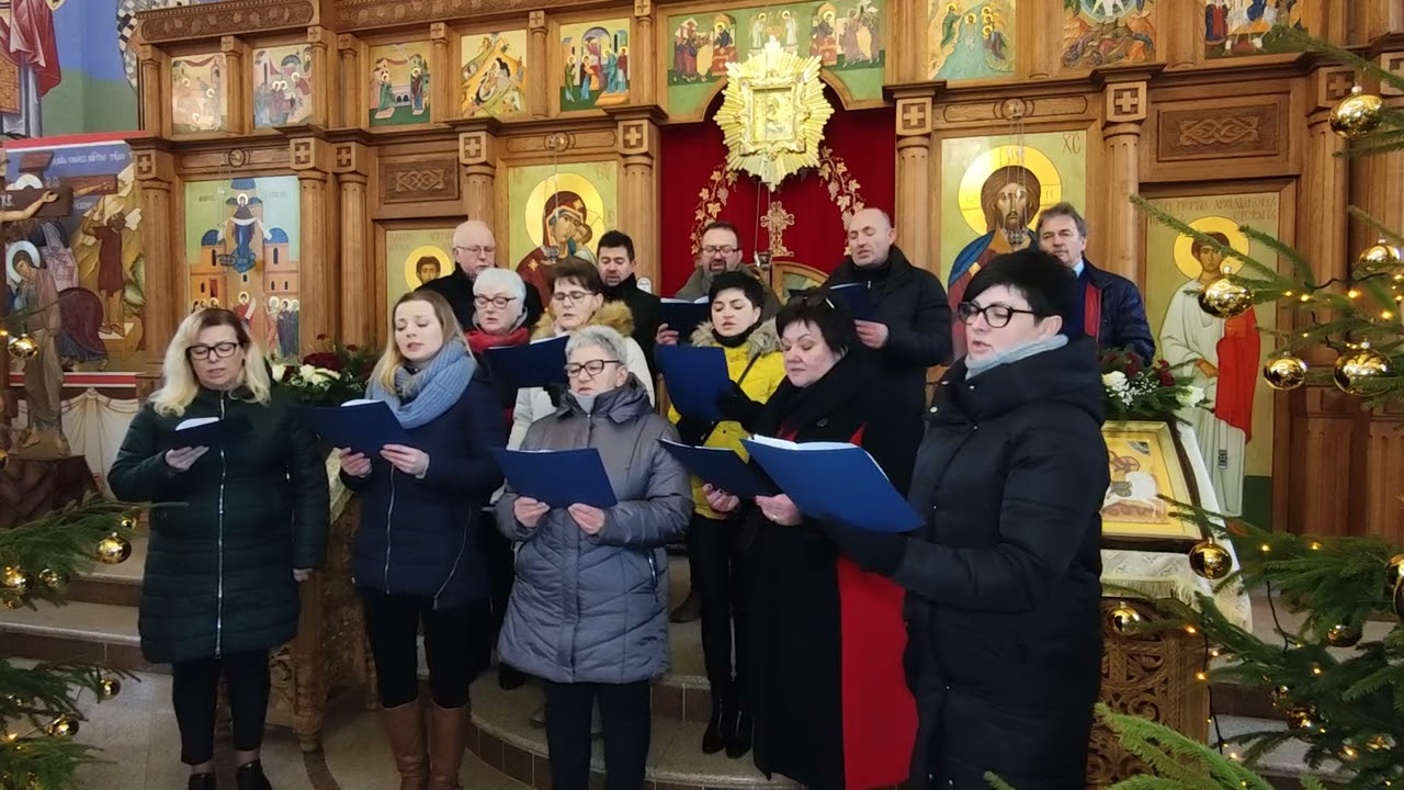 Śpiewanie kolęd z Chórem Cerkiewnym przy Parafii Prawosławnej Św. Dymitra Sołuńskiego