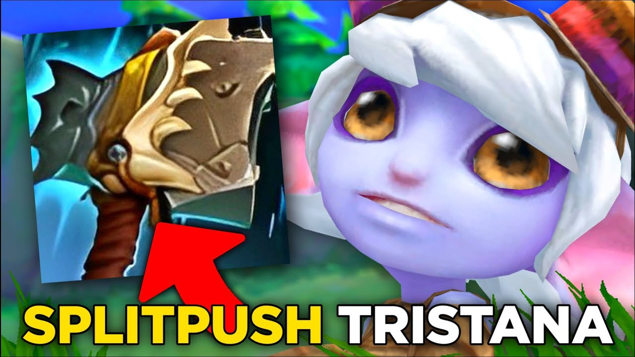Tristana pod SPLITPUSH dosyć szybko pushuje w League of Legends