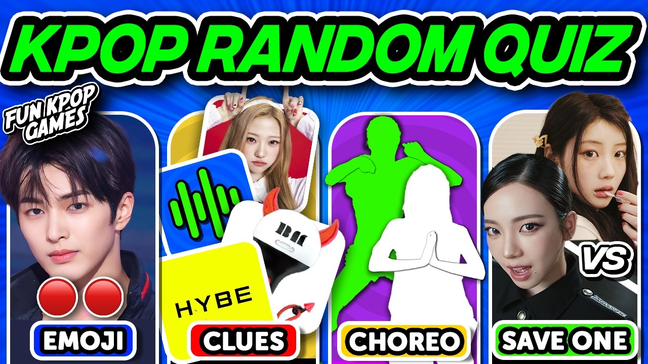 ⭐️🎲 ULTIMATE KPOP RANDOM QUIZ | SAVE, GUESS, NAME & MORE GAMES | KPOP QUIZ - FUN KPOP GAMES 2026