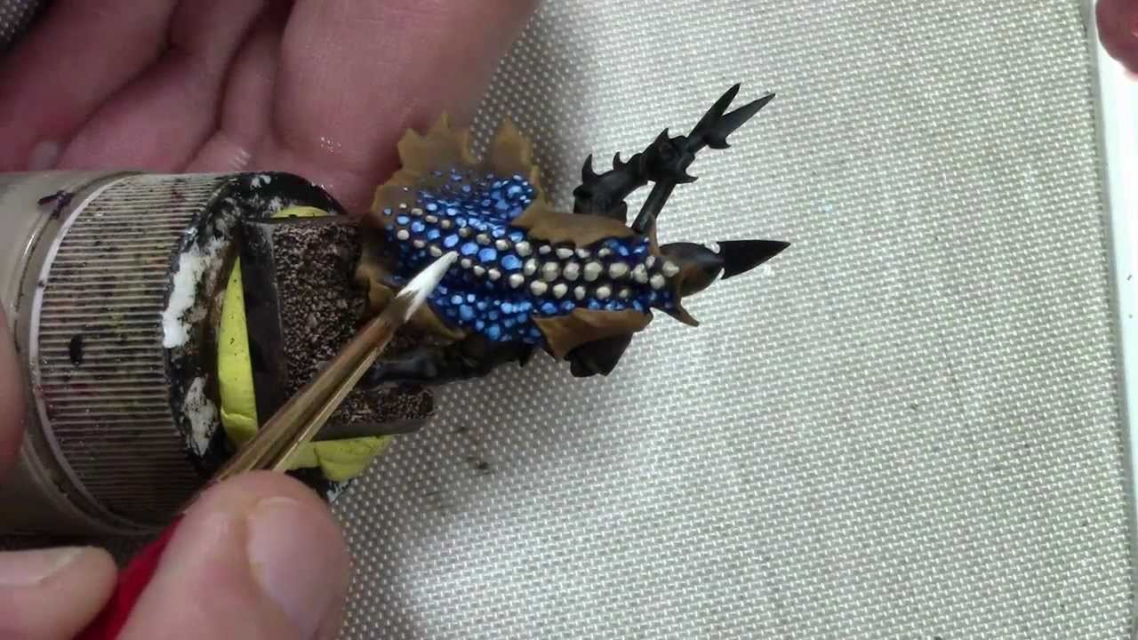 How to Paint Dark Elf Corsair Sea Dragon Cloaks