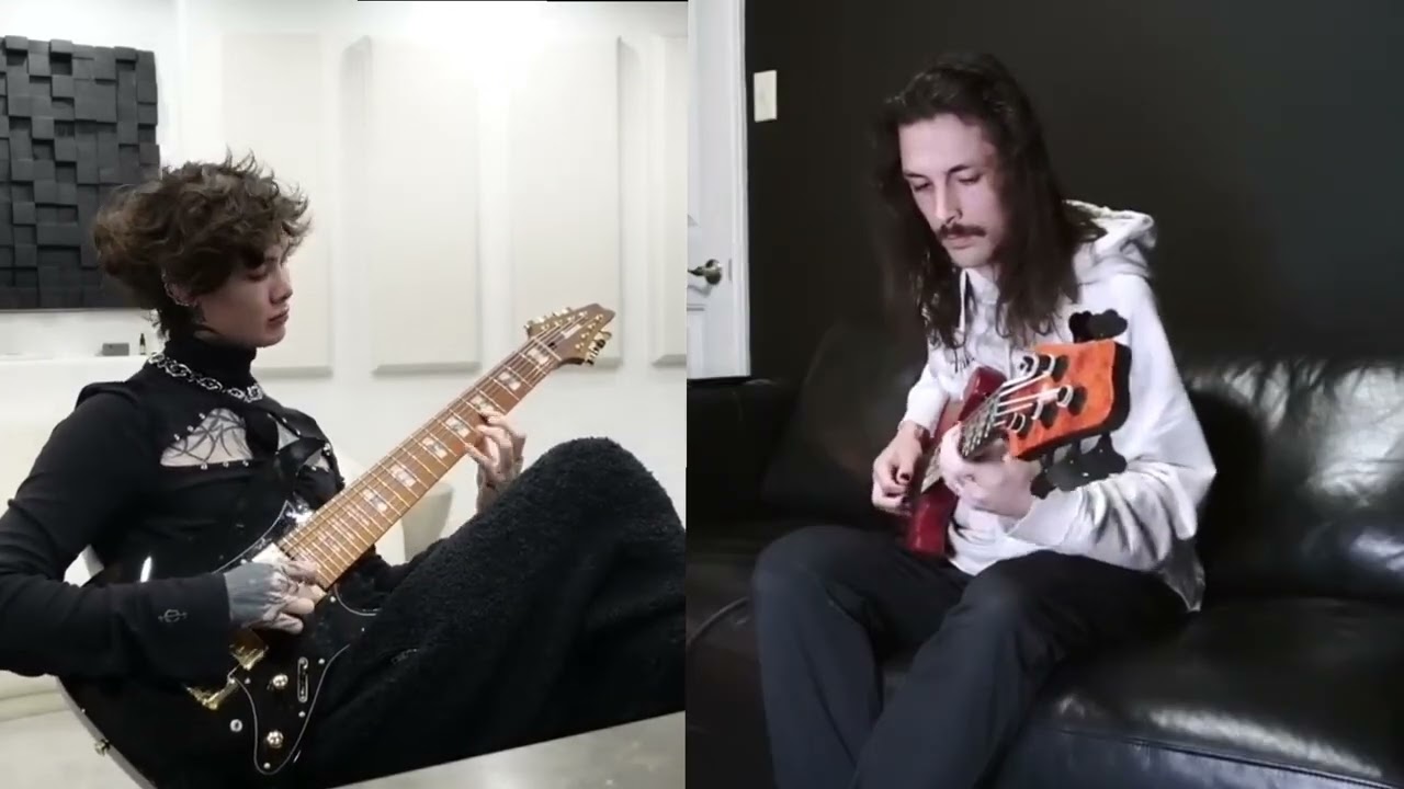 Polyphia - The Audacity Ft. Anomalie || Tim Henson's And Clay Gober's Play through Combined ||