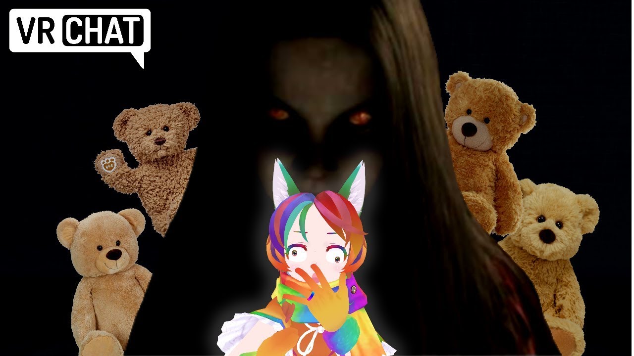 [VRChat] Collecting 20 teddy bears before....SHE finds you (Horror Map)