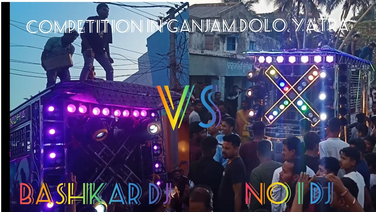 DJ bujji no1 Vs dj bhaskar heavy competition in ganjam dolo yatra #viral #ganjamdj