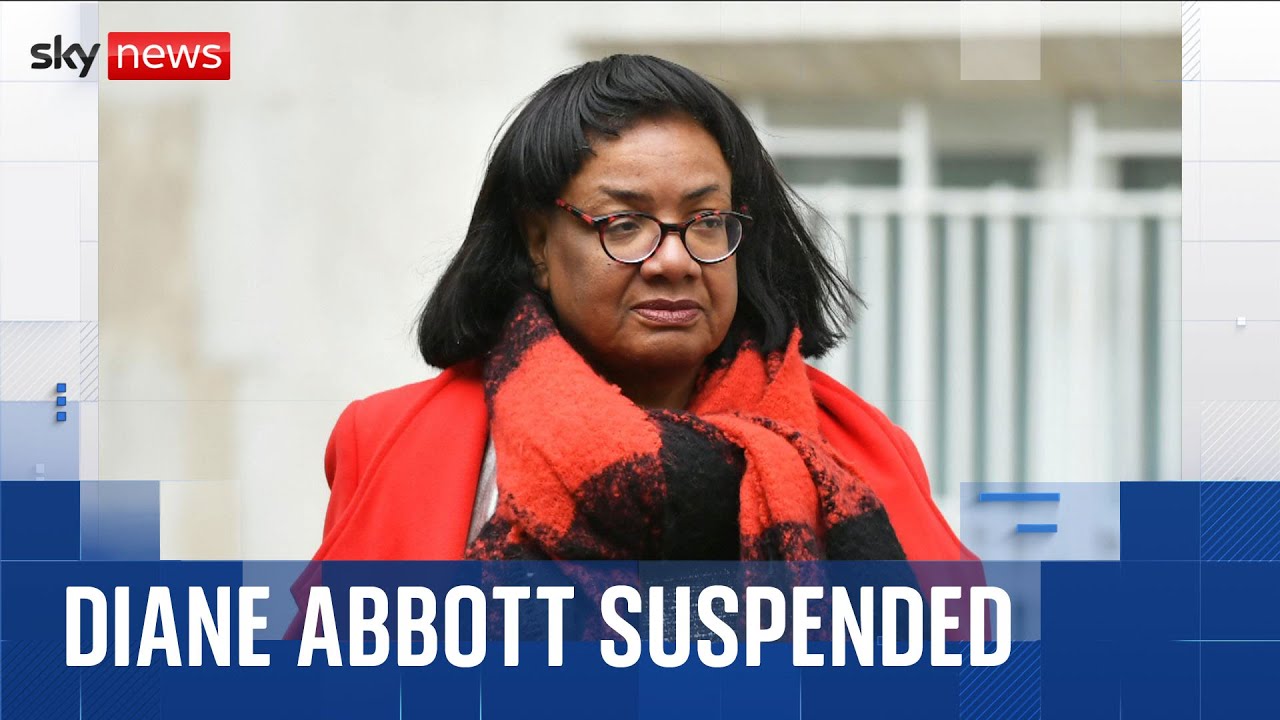 Diane Abbott suspended from the Labour Party